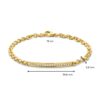 Armband geelgoud briljant 0,25 crt. - Afbeelding 2