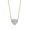 Collier bicolor briljant 0,50 crt.
