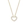 Collier geelgoud briljant 0,12 crt.
