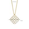 Collier geelgoud briljant 0,22 crt. - Afbeelding 5