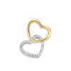 Hanger bicolor zirkonia