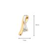 Hanger bicolor zirkonia - Afbeelding 2