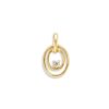 Hanger geelgoud zirkonia