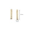 Oorstekers geelgoud briljant 0,07 crt. - Afbeelding 3