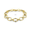 armband 12 mm 19 cm 14K geelgoud - Afbeelding 3