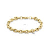 armband 6 mm 19 cm 14K geelgoud - Afbeelding 3