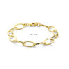 armband 9 mm 18,5 + 1,5 cm 14K geelgoud - Afbeelding 3