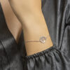 armband levensboom 1,5 mm 17 + 3 cm zilver gerhodineerd - Afbeelding 2