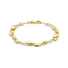 armband ovaal 19 cm 14K geelgoud