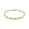 armband paperclip 5,0 mm 19 cm 14K geelgoud - Afbeelding 3