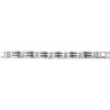 armband poli/mat 21 cm edelstaal - Afbeelding 2