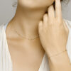 armband rondjes 1,2 mm 17 + 2 cm 14K geelgoud - Afbeelding 3