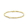 armband staafjes 3,2 mm 21 cm 14K geelgoud - Afbeelding 3