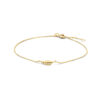 armband veer 16 - 17 - 18 cm 14K geelgoud