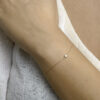 armband zirkonia 15,5 - 17 - 18,5 cm 14K geelgoud - Afbeelding 2