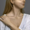 armband zirkonia 15,5 - 17 - 18,5 cm 14K geelgoud - Afbeelding 3