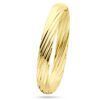bangle scharnier buis gedraaid 10 x 60 mm 14K geelgoud