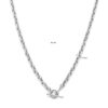 collier 6 mm 42 cm kapittelslot zilver gerhodineerd - Afbeelding 4