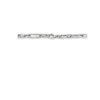 collier 9,2 mm  46 cm zilver gerhodineerd - Afbeelding 3