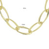 collier anker 13 mm 47 cm 14K geelgoud - Afbeelding 5