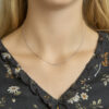 collier balkje 41 + 4 cm zilver gerhodineerd - Afbeelding 2