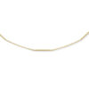collier balkjes 43 - 45 cm 1,3 mm 14K geelgoud