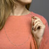 collier bolletjes 2,5 mm 80 cm zilver gerhodineerd - Afbeelding 2