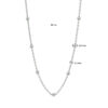 collier bolletjes 2,5 mm 80 cm zilver gerhodineerd - Afbeelding 3