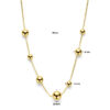 collier bolletjes 45 cm 14K geelgoud - Afbeelding 4