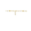 collier bolletjes en parels 42 + 3 cm poli/mat 14K geelgoud - Afbeelding 3