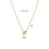 collier diamant 0.05ct h si 39-40,5-42 cm 14K geelgoud - Afbeelding 3