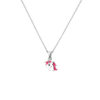 collier eenhoorn 1,1 mm 36 + 4 cm zilver gerhodineerd
