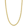 collier fantasie schakel 7,0 mm 45 cm 14K geelgoud