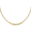 collier gourmette 4-zijdes geslepen 5,5 mm 45 cm 14K geelgoud