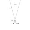 collier handje van fatima 40 + 4 cm zilver gerhodineerd - Afbeelding 4