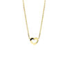 collier hart 41 + 4 cm 14K geelgoud