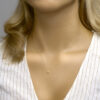 collier hart 41 - 43 - 45 cm 14K geelgoud - Afbeelding 2