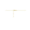 collier hart 41 - 43 - 45 cm 14K geelgoud - Afbeelding 3
