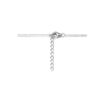 collier hart en infinity 42 + 3 cm zilver gerhodineerd - Afbeelding 3