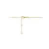 collier hartje en love 41 - 43 - 45 cm 14K geelgoud - Afbeelding 3