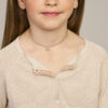 collier hondenpoot 36 + 3 cm zilver gerhodineerd - Afbeelding 2