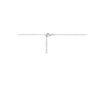 collier hondenpoot 36 + 3 cm zilver gerhodineerd - Afbeelding 3