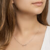 collier infinity zirkonia 1,2 mm 41 + 4 cm zilver gerhodineerd - Afbeelding 2