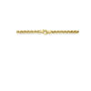 collier jasseron 7 mm 45 cm 14K geelgoud - Afbeelding 3