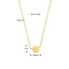 collier klaver 40 - 42 - 44 cm 14K geelgoud - Afbeelding 4