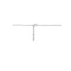 collier klaver 41 + 4 cm zilver gerhodineerd - Afbeelding 3