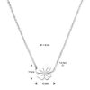 collier klaver 41 + 4 cm zilver gerhodineerd - Afbeelding 5