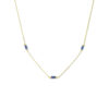 collier lapis 40 - 42 cm 14K geelgoud