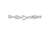 collier marine 10,3 mm 45 cm met groot springslot zilver gerhodineerd - Afbeelding 3