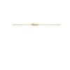collier meerdere kleuren toermalijn 45 cm 14K geelgoud - Afbeelding 3